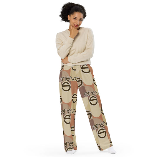 She'va Skins Wide-Legged Joggers