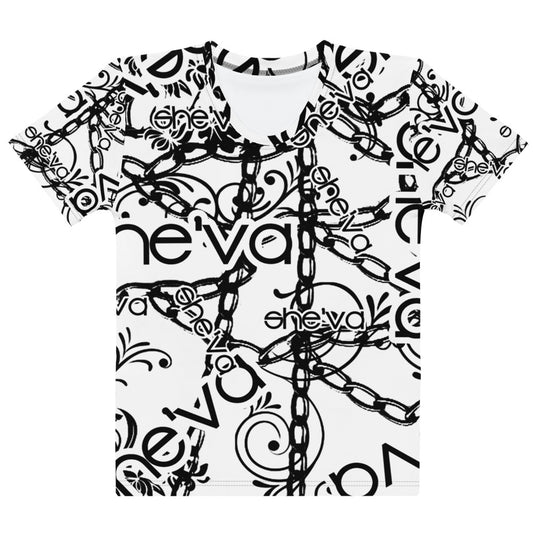 She'va Women's Fitted T-shirt (chains)