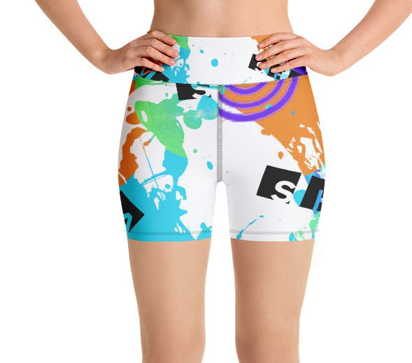 She'va Yoga/Pool Shorts (teal blue)
