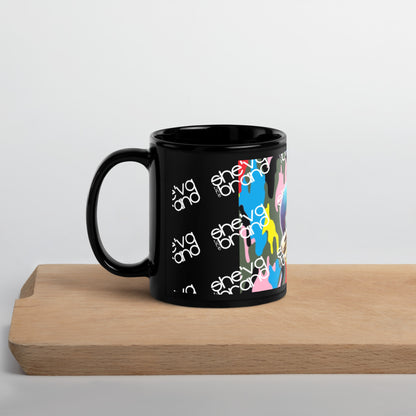 Lip Service Black Glossy Mug 11 & 15oz.
