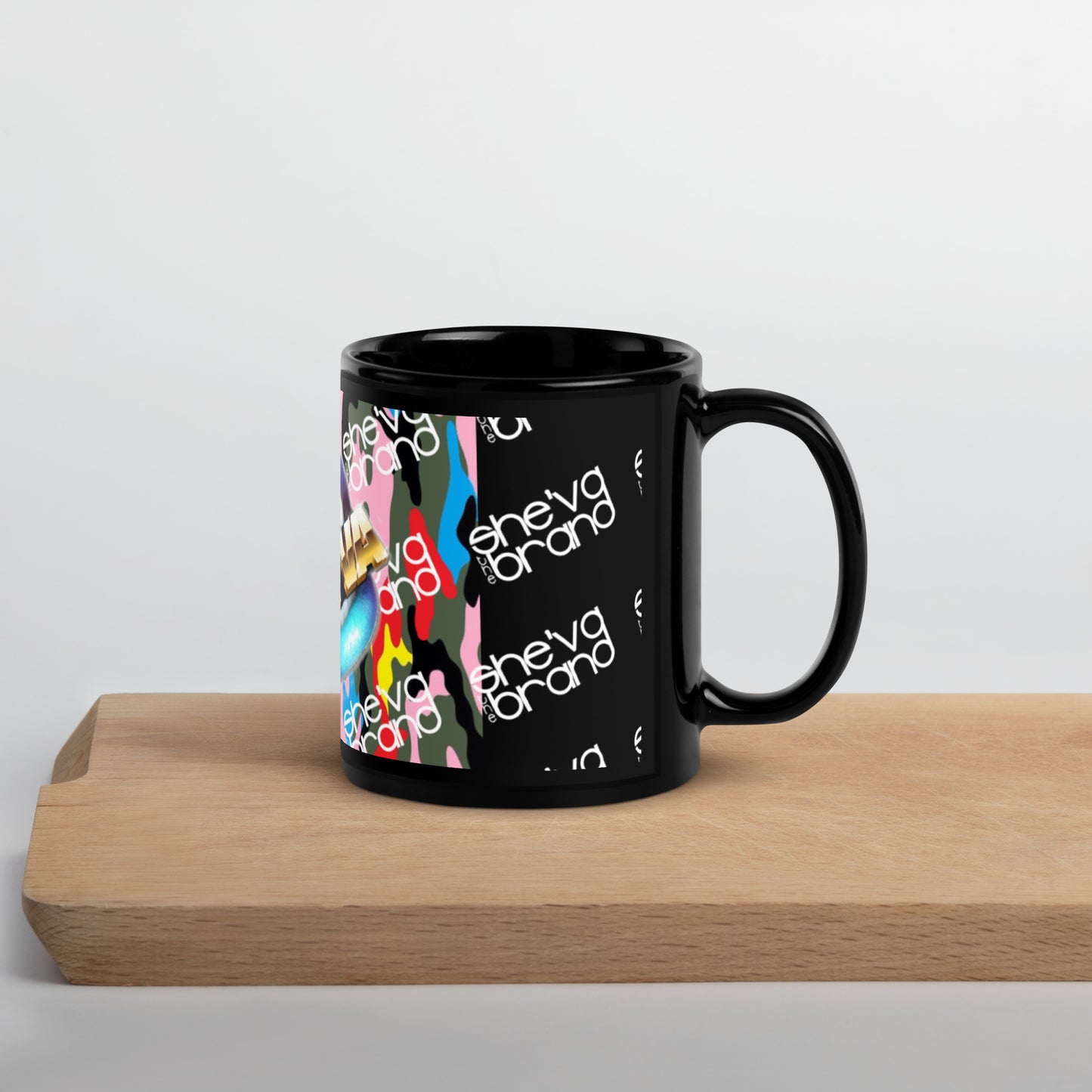 Lip Service Black Glossy Mug 11 & 15oz.