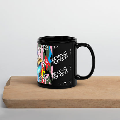 Lip Service Black Glossy Mug 11 & 15oz.