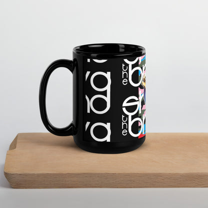 Lip Service Black Glossy Mug 11 & 15oz.