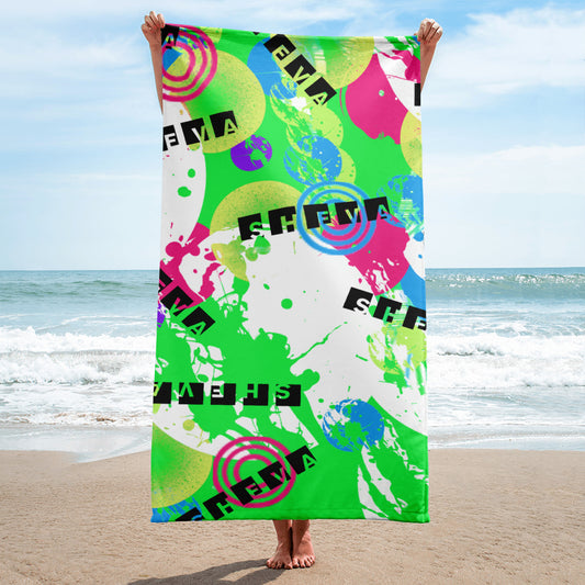 She'va Beach/Pool Towel (bright green)