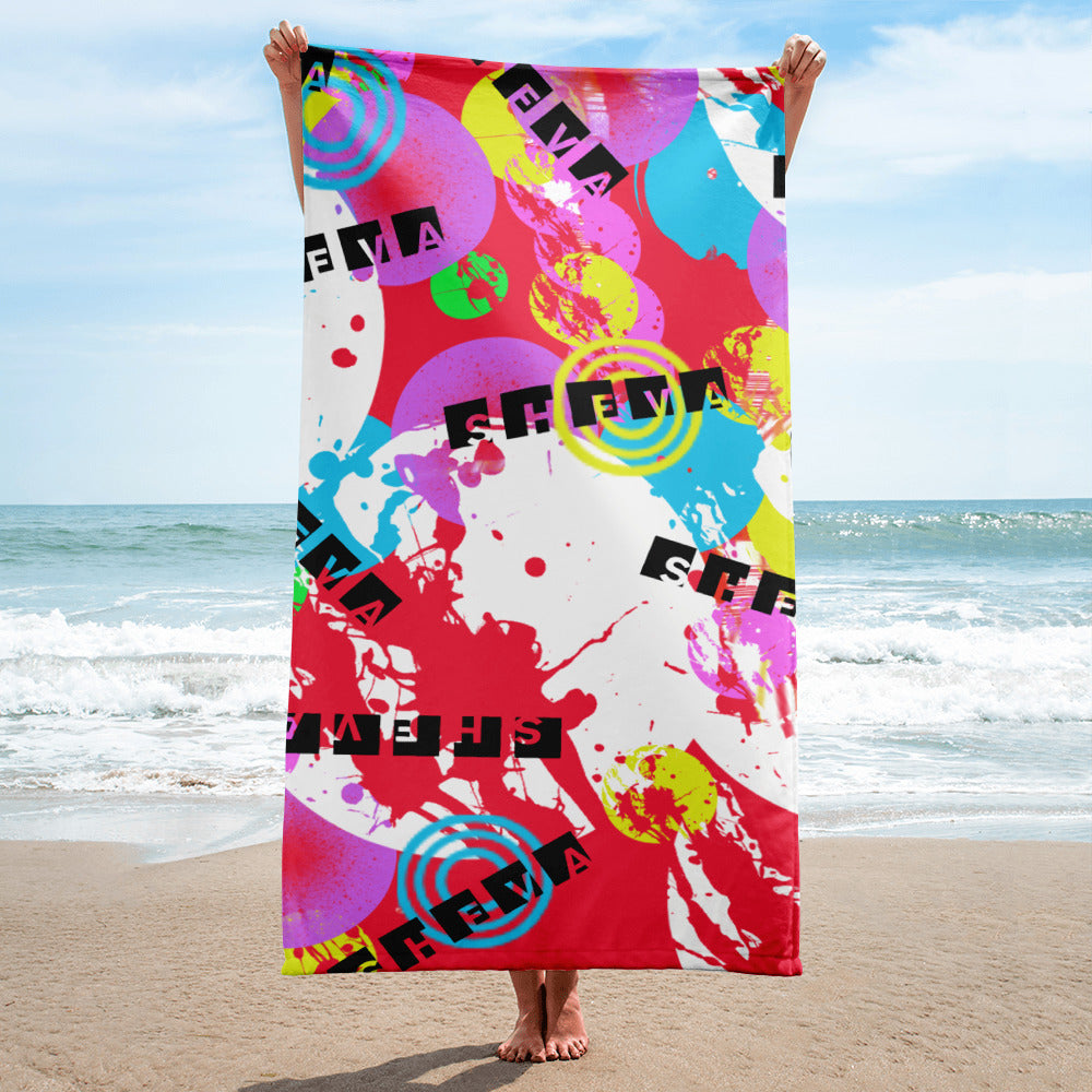 She'va Beach/Pool Towel (really red)
