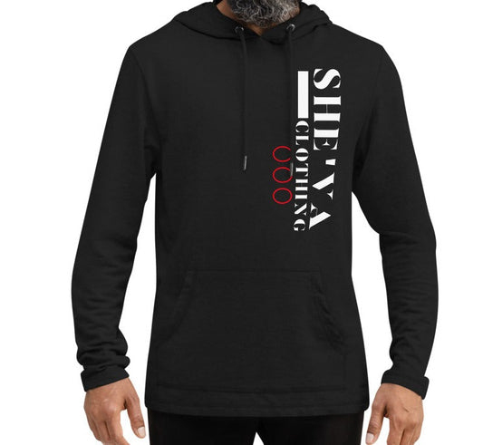 She'va Men's Triple 0 Lightweight Hoodie Flipped (white/red)
