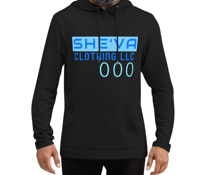 She'va Men's Triple 0 Lightweight Hoodie (blue)