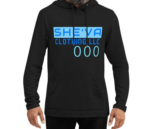She'va Men's Triple 0 Lightweight Hoodie (blue)