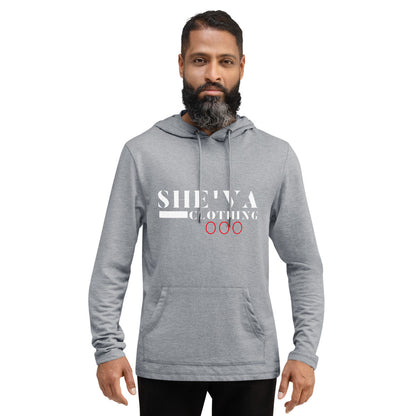 She'va Men's Triple 0 Lightweight Hoodie (white/red/center)