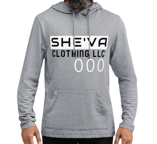 She'va Men's Triple 0 Lightweight Hoodie (white/black/center)