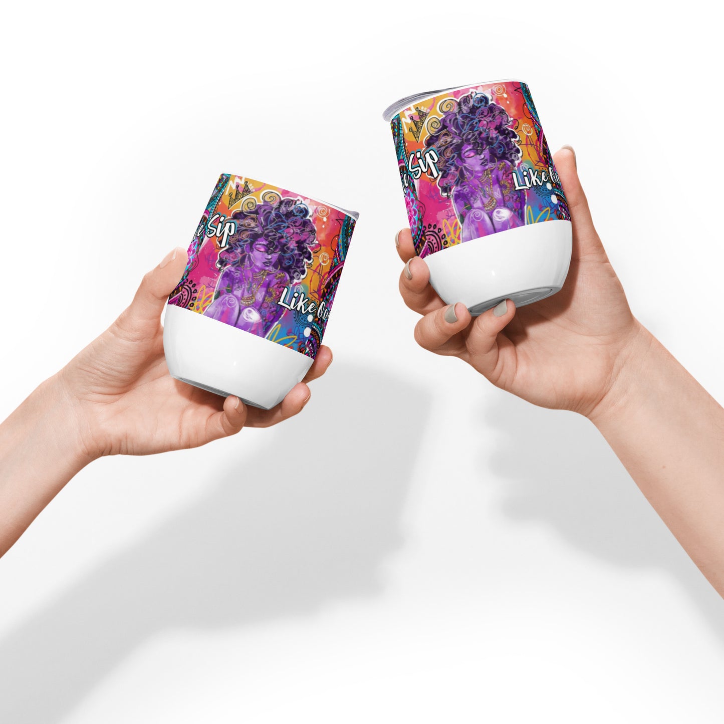 Conceited Queen Wine tumbler (pur/fusc)