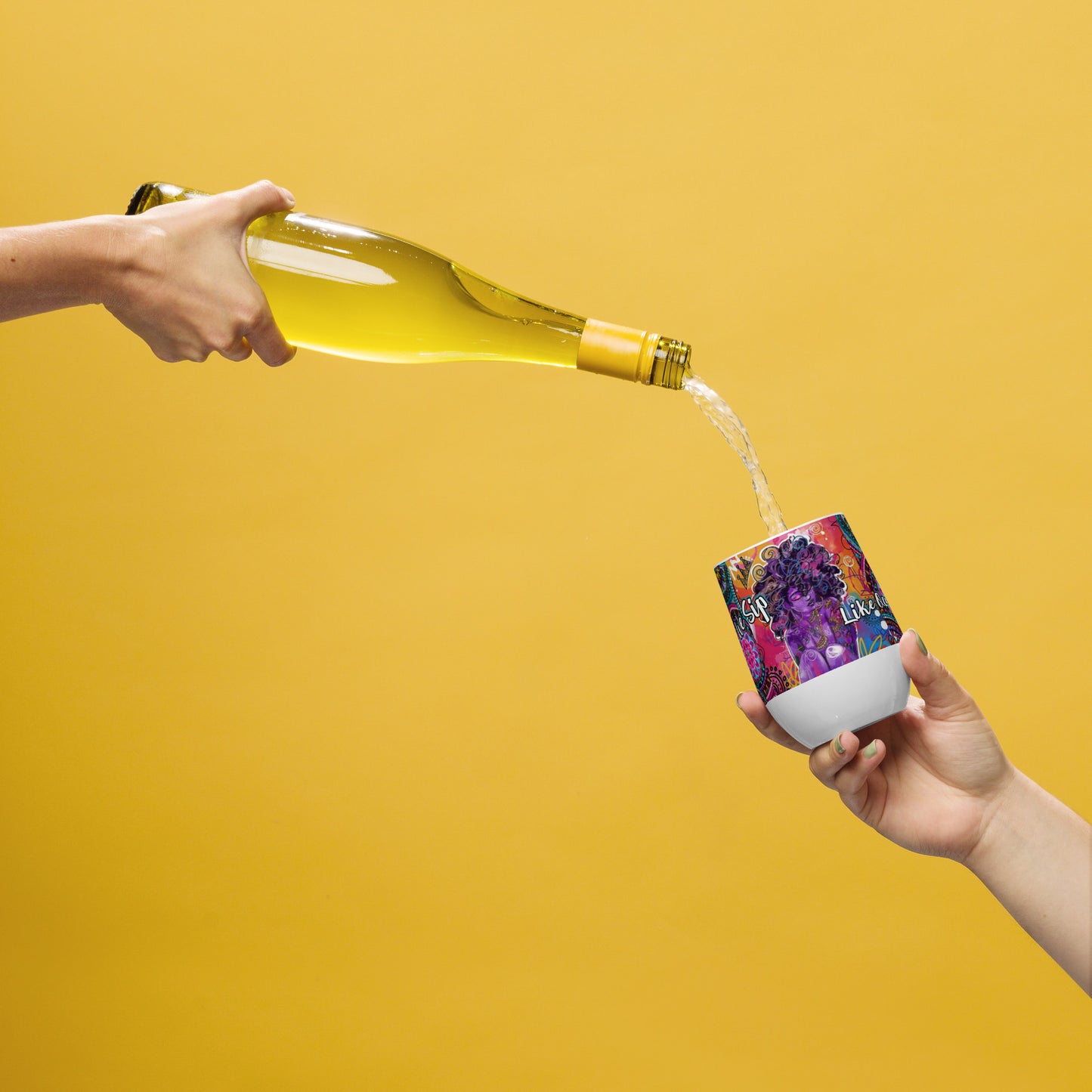 Conceited Queen Wine tumbler (pur/fusc)